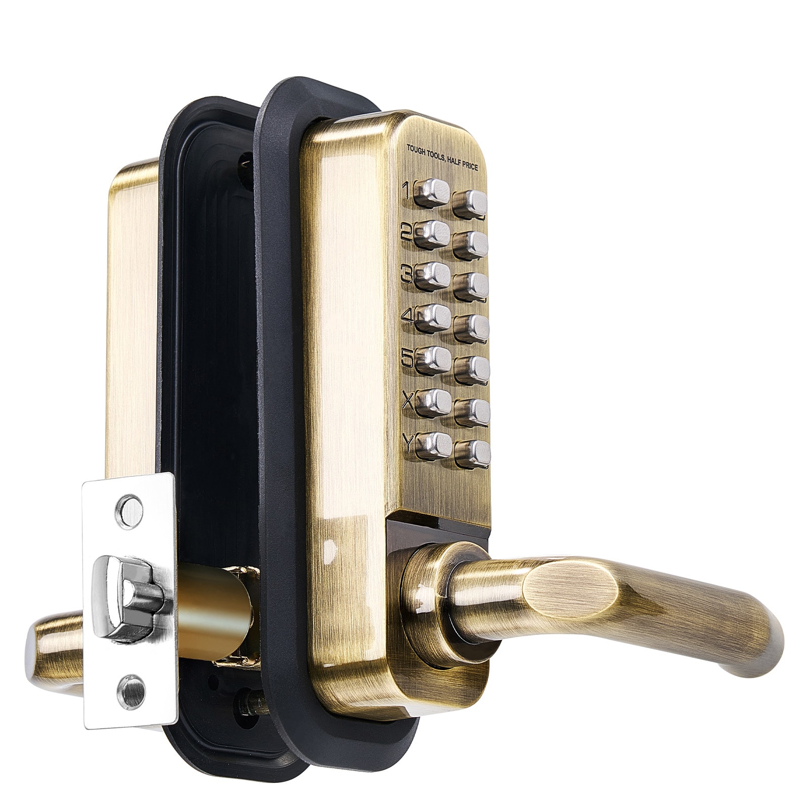 Mechanical Keyless Entry Door Lock For Outdoor Gate And Fence_voghion.com